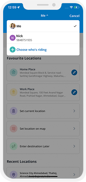 book a ride