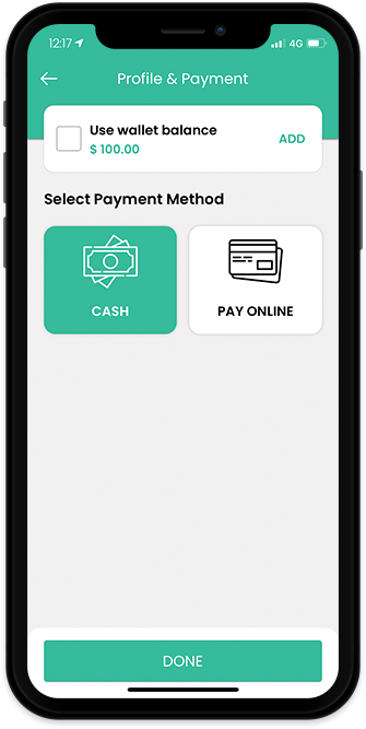 use choose payment method