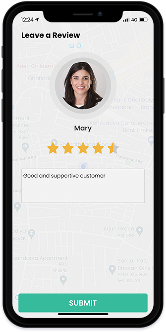 driver rate & review to User & Stores
