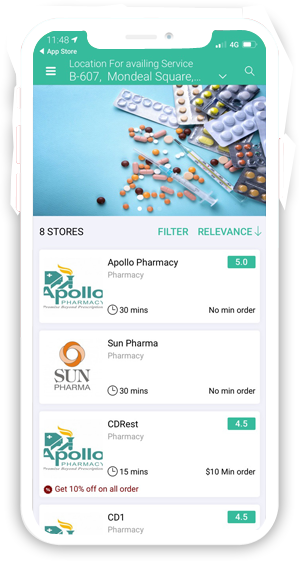 pharmacy delivery app