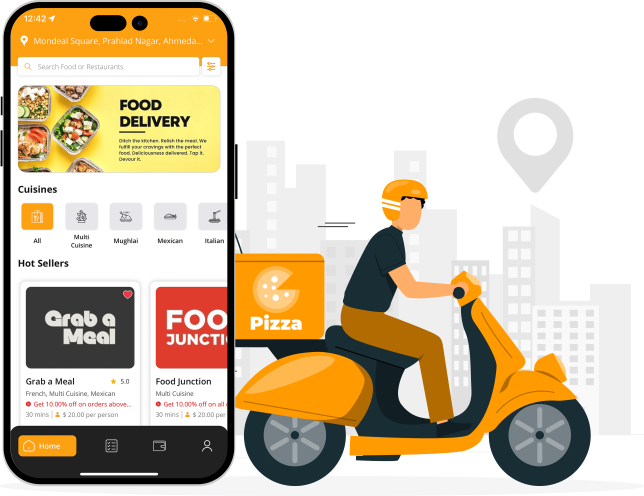 pizza ordering app development