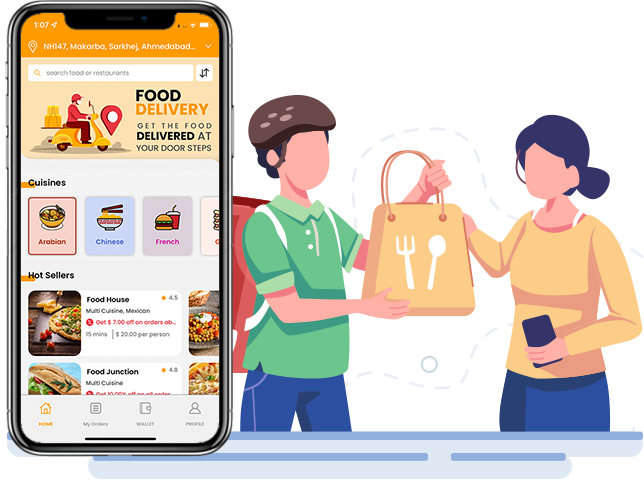food delivery on demand app