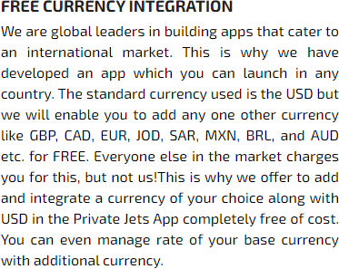 currency integration