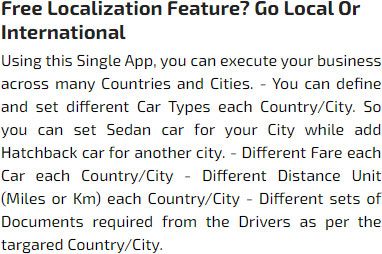 localization feature