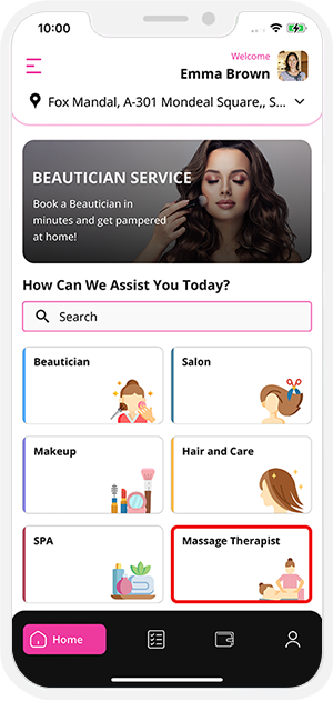massage therapist