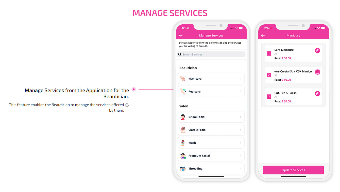 Manage Services