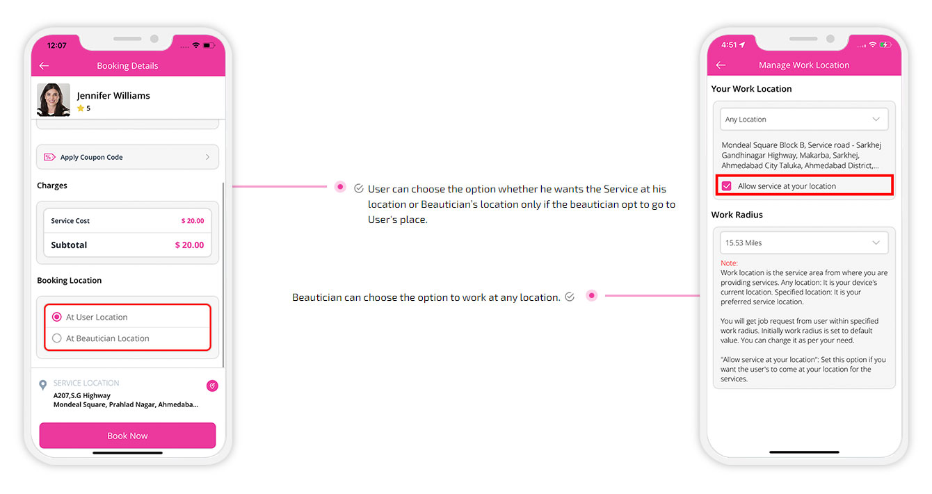 Manage Work Location