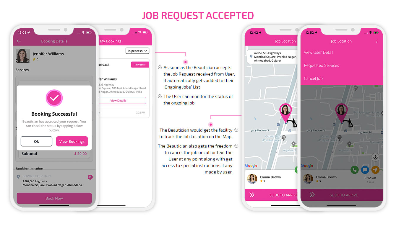 Job Request Accepted