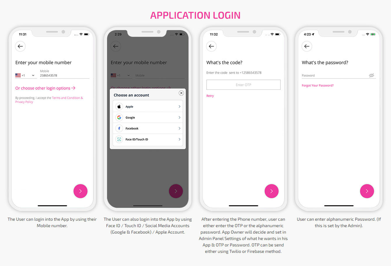 Application Login