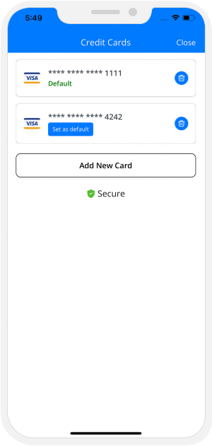 choose service categories