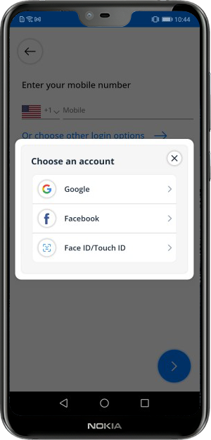 Select booking location