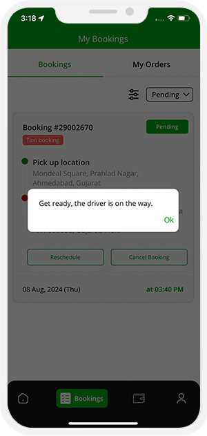 Trip Booked