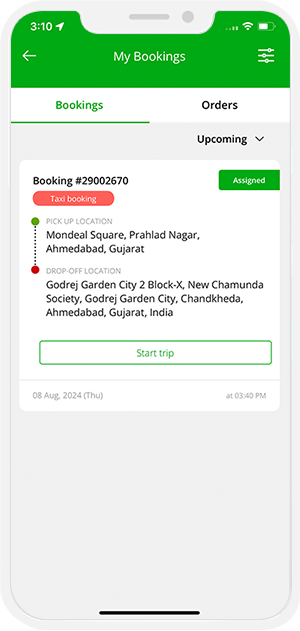 Booking Assigned
