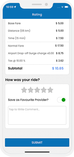 automatically add a surcharge value