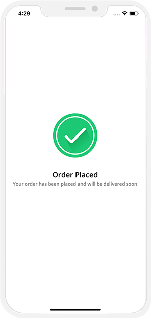 order place notification