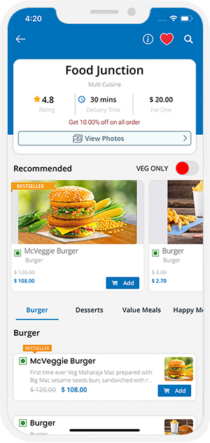 user order dashboard