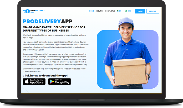 delivery web panel delivery web panel