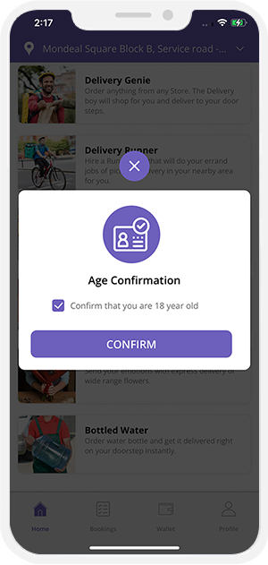 Age Confirmation