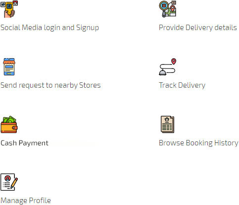 delivery web panel features