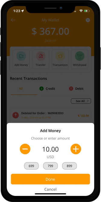 wallet balance