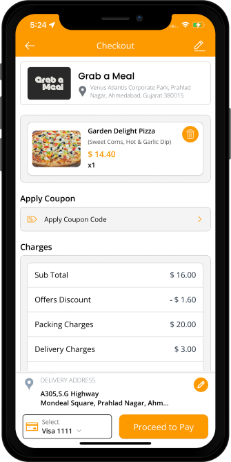 user, restaurant, driver edit profile