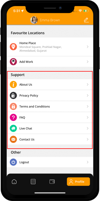 App support