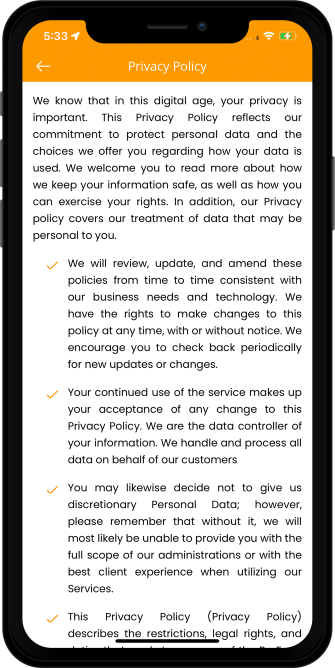 privacy policy