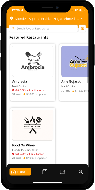 list of restaurant