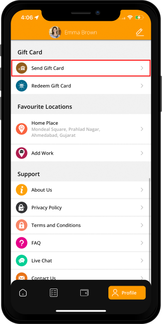 choose service categories