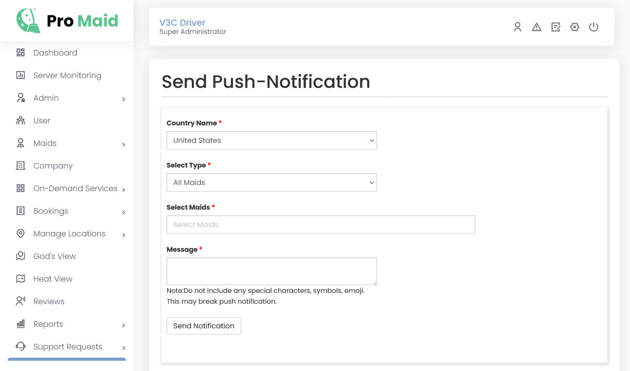 Send Push-Notification