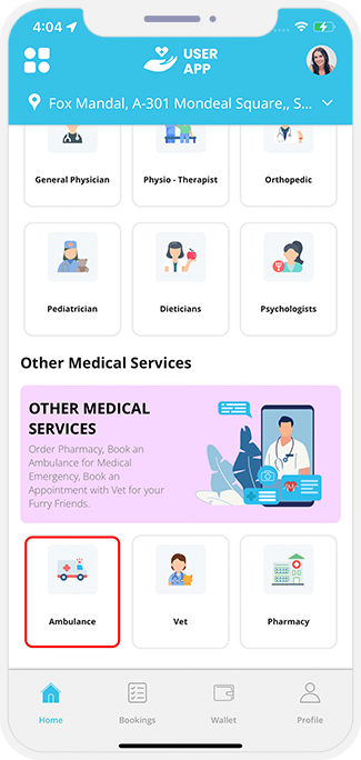 choose service categories