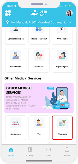 choose service categories