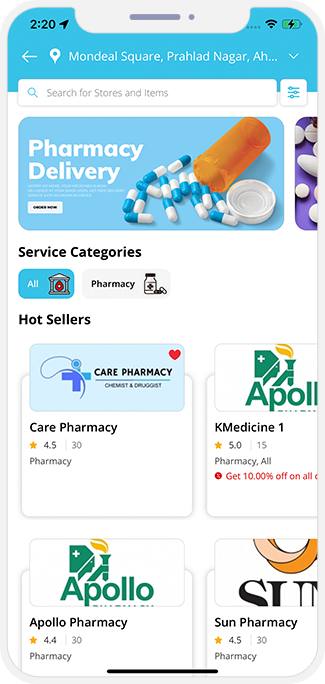 choose service categories