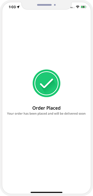 order place notification