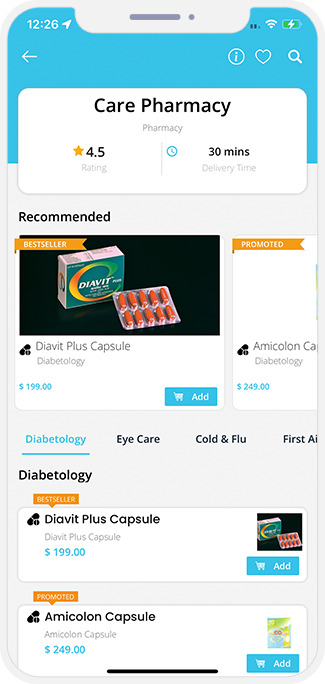 user order dashboard