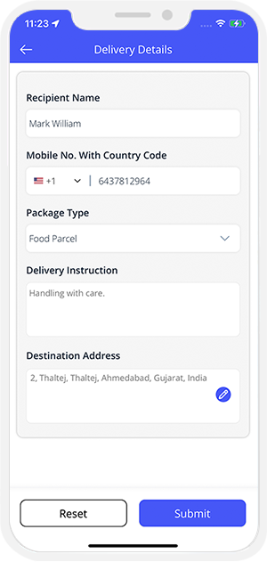 Delivery Details