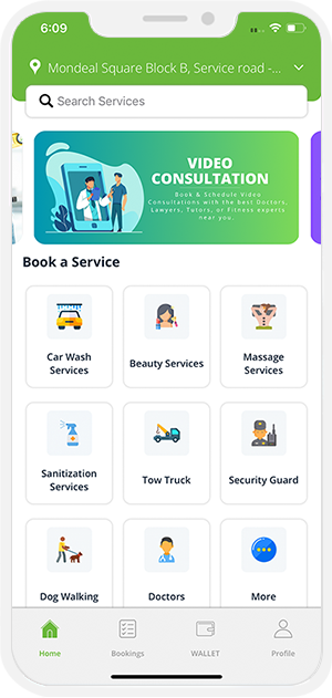 choose service categories