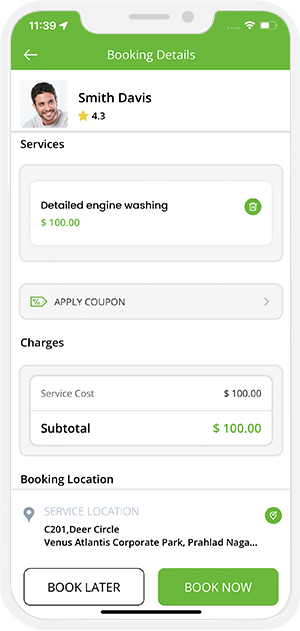 choose service categories