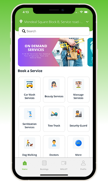 on demand Service provider app
