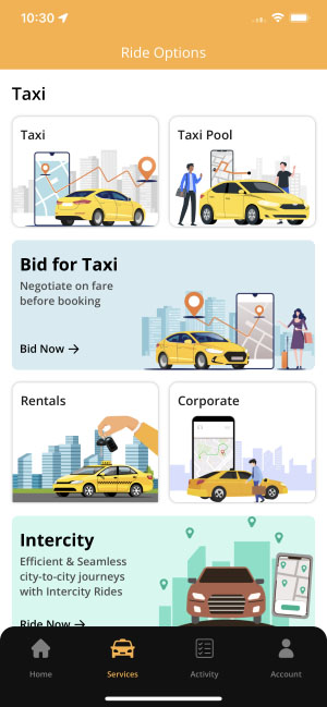 user profile setting