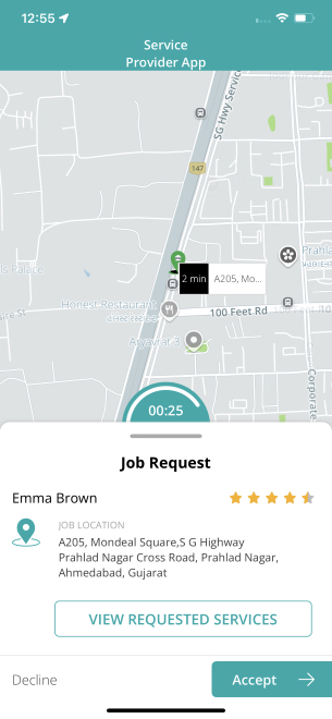 Service Provider App