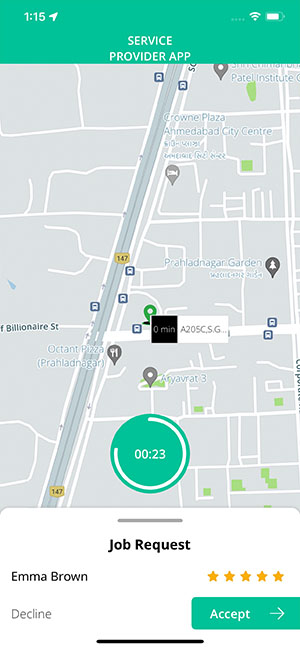Service Provider App