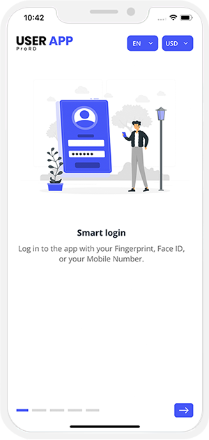 user App login