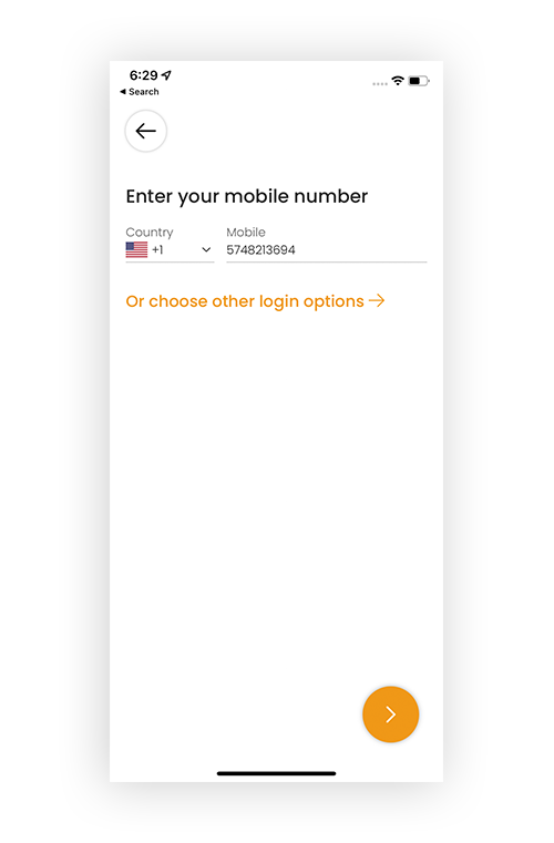 registration for rider app