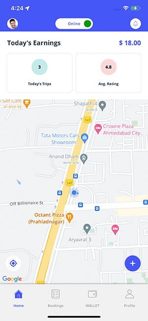 delivery driver app