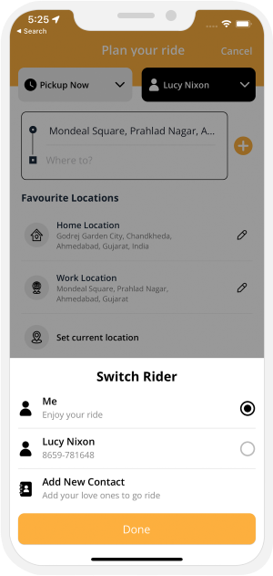 choose who's driving