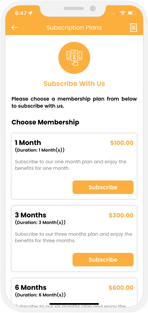 subscription plans