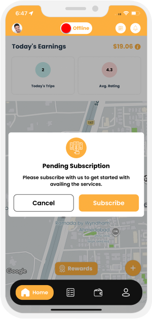 pending subscriptions