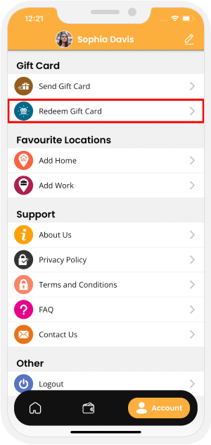 choose service categories