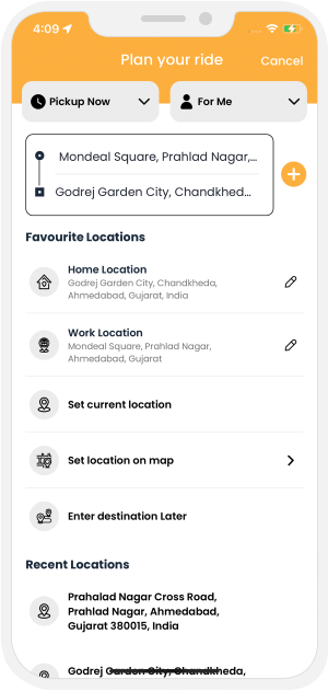 choose service categories